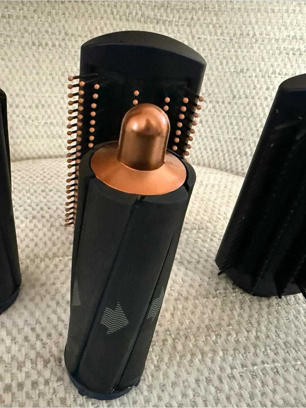 Women’s Dyson Styling Brush/ curling rod  Set - attachments only Navy and Copper